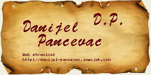 Danijel Pančevac vizit kartica